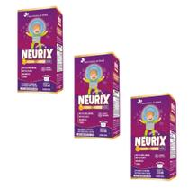 Kit 3x Neurix Mg Ferro Metilfolato e B12 3x150ml Uva Flora Kit 3x Neurix Mg Ferro Metilfolato e B12 3x150ml Uva Flora