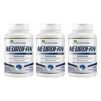 Kit 3x Neurofan Nootropic 3x60 cápsulas Flora Nativa