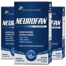 KIT 3X Neurofan ULTRA (Fosfatidilserina + Vitaminas) 60 cápsulas - Flora Nativa