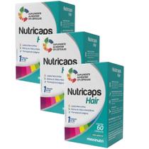 KIT 3X Nutricaps Hair 60 cápsulas - Maxinutri