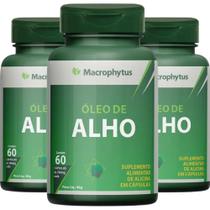 KIT 3X Óleo de Alho 760mg 60 cápsulas - Macrophytus