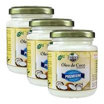 Kit 3X: Óleo De Coco Extra Virgem Finococo 200Ml