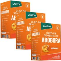 KIT 3X Óleo de Semente de Abóbora 1000mg 60 cápsulas - Lauton KIT 3X Óleo de Semente de Abóbora 1000mg 60 cápsulas - Lauton
