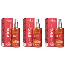 Kit 3x Óleo Reconstrutor Progressivo Btox 60ml MaryLife
