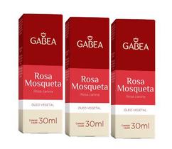 Kit 3x Óleo Vegetal De Rosa Mosqueta Gabea Com 30ml - Duom