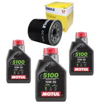 KIT 3X ÓLEOS MOTUL 5100 10W30 1Litro 600 4t + 1 Filtro Mahle cb650f 2014 a 2022 CBR 650F 2014 a 2016