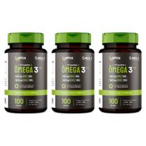 Kit 3x - Ômega 3 (1 g) - 100 cápsulas - Omix