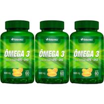 Kit 3X Ômega 3 1000mg - 60 Cápsulas - Herbamed