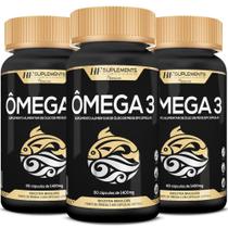 Kit 3X Omega 3 Aumenta Imunidade 60 Capsulas Gelatinosas
