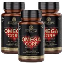 Kit 3x Ômega Core Energy COQ10 Ômega 60 Cápsulas - Essential