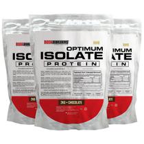 Kit 3x Optimum Isolate Whey Protein 2kg - Bodybuilders