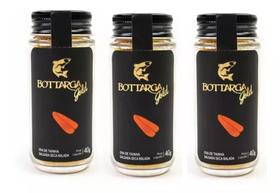 Kit 3X Ova De Tainha Salg Seca Granulada Bottarga Gold 40g