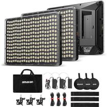 Kit 3x Painéis Iluminador LED Amaran P60x Bi-Color 60W Suave Light com Softbox (Bivolt)