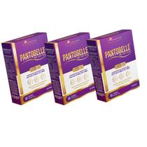Kit 3x Pantobelle Biotina Ferro Vitaminas E B1 B6 Selênio 60 Cápsulas - Flora Nativa