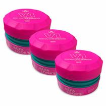 Kit 3x Pasta Cabelo Brilho Vip Essence V1 150g Alfa Looks