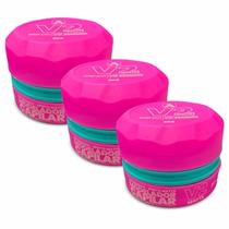 Kit 3X Pasta Cabelo Matte Vip Essence V2 80G Alfa Look'S