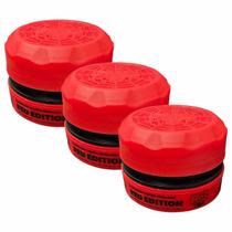 Kit 3x Pasta Cabelo Teia Red Edition R3 80g Alfa Looks