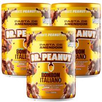 Kit 3x Pasta de Amendoim Com Whey Protein - Zero Lactose - (250g) - Dr Peanut