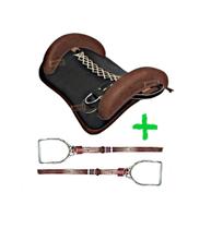 kit 3x peças montaria Sela Basto Cavalo Crioulo