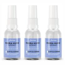 Kit 3x Pedra Hume Spray com Glicerina Farmax 30ml Adstringente e Hidratante