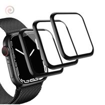 Kit 3x Pelicula 3d Nano Reforçada Apple Watch Series 7 41 45