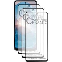 Kit 3x Películas de Cerâmica Fosca para Motorola Moto G24 - HUANG