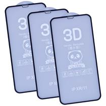 Kit 3x Películas de Vidro 3d 5d Para iPhone XR / iPhone 11