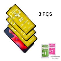 Kit 3x Películas Fosca 9D Flexível de Cerâmica Para Motorola Moto G04
