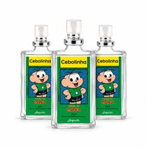 Kit 3x Perfume Cebolinha 25ml Edição Limitada Frasco De Vidro
