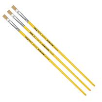 Kit 3x Pincel Chato Tigre 815-06 Kit 3x Pincel Chato Tigre 815-06