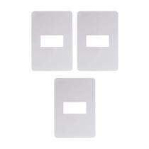 Kit 3x Placa 4X2 1 Módulo S730101004 Branco Orion Schneider Kit 3x Placa 4X2 1 Módulo S730101004 Branco Orion Schneider