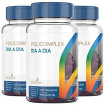 KIT 3X PoliComplex Dia a Dia 1400mg 60 Cápsulas - Natulha KIT 3X PoliComplex Dia a Dia 1400mg 60 Cápsulas - Natulha