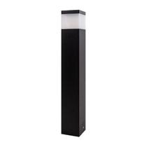 Kit 3X Poste luminária para jardim balizador 50cm E27 preto st222 Kit 3X Poste luminária para jardim balizador 50cm E27 preto st222