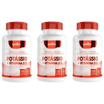 Kit 3x Potássio + Vitamina B12 60 capsulas 600mg Nutrivale