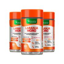 Kit 3x Pote de Extrato de Laranja Moro + Cromo + Café Verde 3x1 Vegano - Denavita