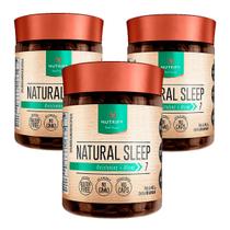 Kit 3x Potes Natural Sleep 180 Cápsulas Nutrify