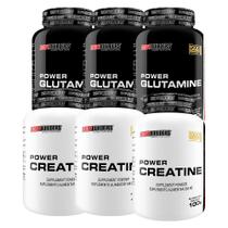 KIT 3x Power Glutamine 100g + 3x Power Creatine 100g - BodyBuilders KIT 3x Power Glutamine 100g + 3x Power Creatine 100g - BodyBuilders