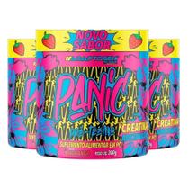 Kit 3X Pre Treino Panic Morango 300G - Adaptogen