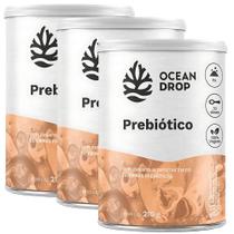 Kit 3x Prebiótico Saúde Digestiva e Intestinal 210g (30 doses) - Ocean Drop Kit 3x Prebiótico Saúde Digestiva e Intestinal 210g (30 doses) - Ocean Drop
