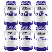 KIT 3x PREMIUM Creatina 100g + 3x PREMIUM Glutamina 100g