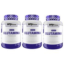 KIT 3x PREMIUM Glutamina 100g - BRN Foods