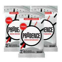 Kit 3X Preservativo Prudence Efeito Retardante 3 Unidades