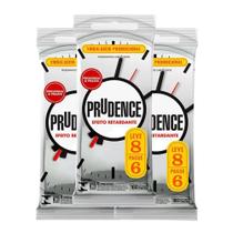 Kit 3X Preservativo Prudence Efeito Retardante Leve 8 Pague 6