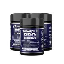 Kit 3x Pro Cognitive - Fosfatidilserina, Tirosina, Taurina, Cafeína, Colina, Piridoxina e Metilcobalamina - 60 Cápsulas Kit 3x Pro Cognitive - Fosfatidilserina, Tirosina, Taurina, Cafeína, Colina, Piridoxina e Metilcobalamina - 60 Cápsulas