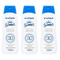 Kit 3x Protetor Solar Corporal Summer FPS 30 125ml - Red