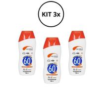 Kit 3x Protetores Solar Fps 60 Profissional 120ml Nutriex