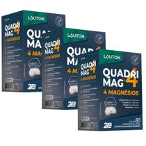 KIT 3X QUADRIMAG 4 Magnésios 60 comprimidos - Lauton KIT 3X QUADRIMAG 4 Magnésios 60 comprimidos - Lauton