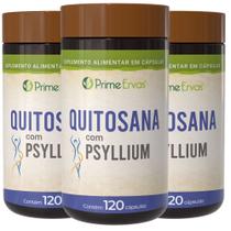 Kit 3X Quitosana com Psyllium 120 cápsulas Kit 3X Quitosana com Psyllium 120 cápsulas