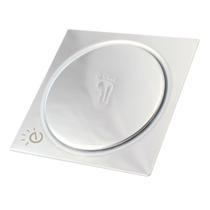 Kit 3x Ralo Inteligente Banheiro Inox Clickup Quadrado 10x10