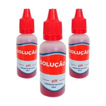 Kit 3x Reagente Medição Teste PH - Vermelho de Fenol Kit 3x Reagente Medição Teste PH - Vermelho de Fenol